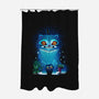 Derpy Tiger Landscape-None-Polyester-Shower Curtain-dandingeroz