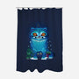 Derpy Tiger Landscape-None-Polyester-Shower Curtain-dandingeroz