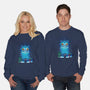 Derpy Tiger Landscape-Unisex-Crew Neck-Sweatshirt-dandingeroz