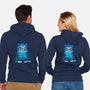 Derpy Tiger Landscape-Unisex-Zip-Up-Sweatshirt-dandingeroz