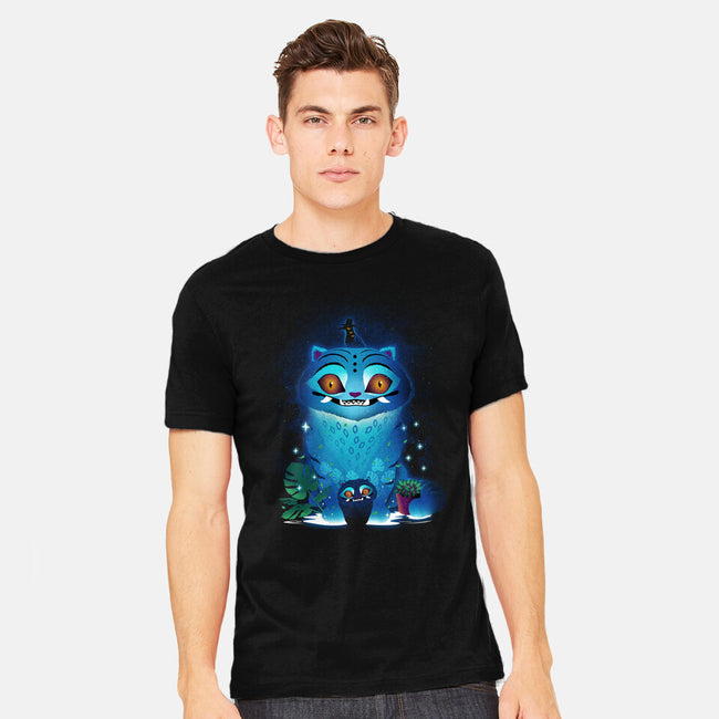 Derpy Tiger Landscape-Mens-Heavyweight-Tee-dandingeroz