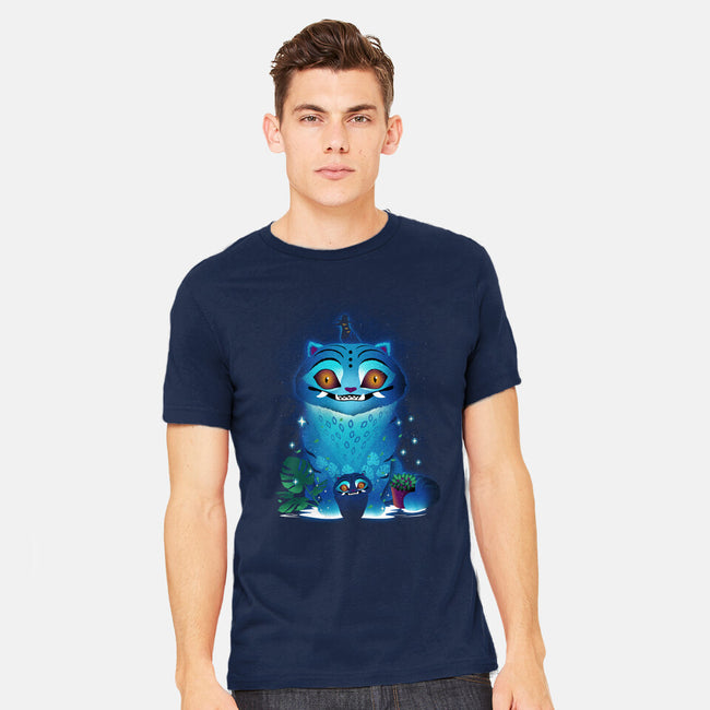 Derpy Tiger Landscape-Mens-Heavyweight-Tee-dandingeroz