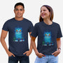 Derpy Tiger Landscape-Unisex-Basic-Tee-dandingeroz