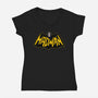 Mad Man-Womens-V-Neck-Tee-CappO