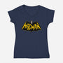 Mad Man-Womens-V-Neck-Tee-CappO