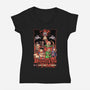 Dungeon Time Animation RPG-Womens-V-Neck-Tee-Studio Mootant