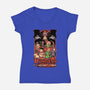 Dungeon Time Animation RPG-Womens-V-Neck-Tee-Studio Mootant