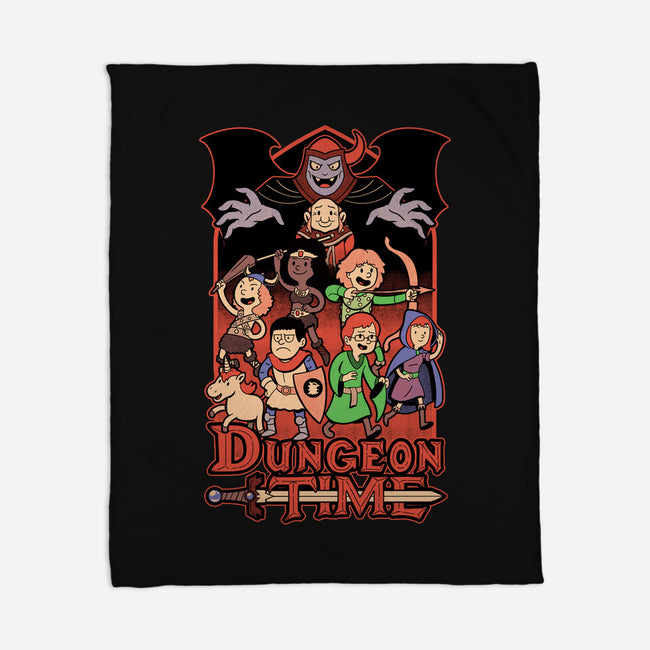 Dungeon Time Animation RPG-None-Fleece-Blanket-Studio Mootant