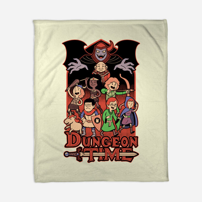 Dungeon Time Animation RPG-None-Fleece-Blanket-Studio Mootant
