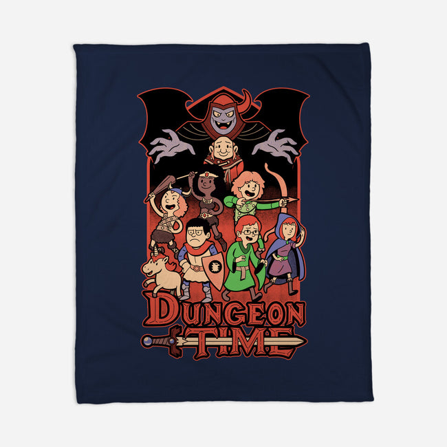 Dungeon Time Animation RPG-None-Fleece-Blanket-Studio Mootant