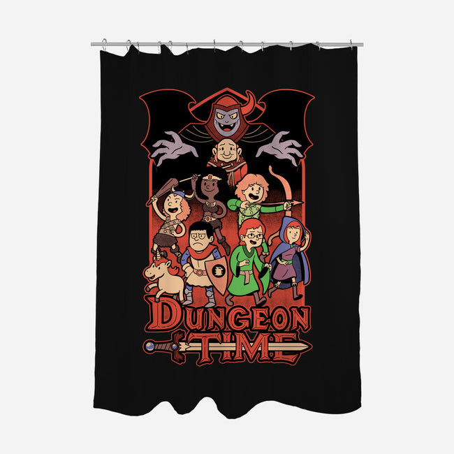 Dungeon Time Animation RPG-None-Polyester-Shower Curtain-Studio Mootant