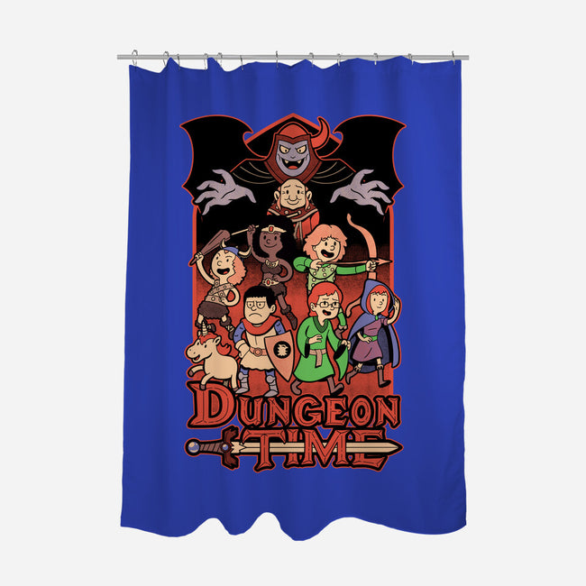 Dungeon Time Animation RPG-None-Polyester-Shower Curtain-Studio Mootant
