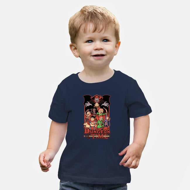 Dungeon Time Animation RPG-Baby-Basic-Tee-Studio Mootant