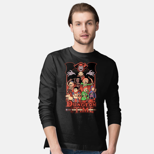 Dungeon Time Animation RPG-Mens-Long Sleeved-Tee-Studio Mootant