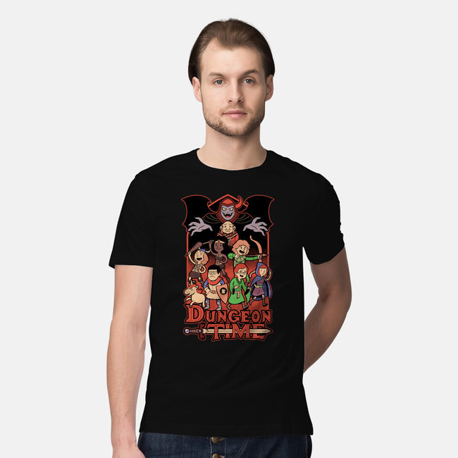 Dungeon Time Animation RPG-Mens-Premium-Tee-Studio Mootant