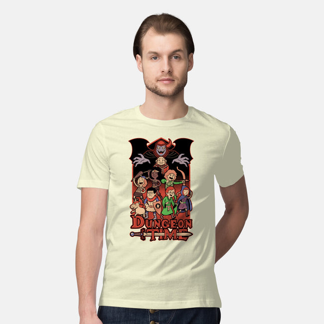 Dungeon Time Animation RPG-Mens-Premium-Tee-Studio Mootant