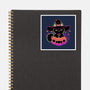 Cute Halloween Cat On Pumpkin-None-Glossy-Sticker-xMorfina