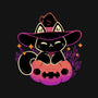 Cute Halloween Cat On Pumpkin-None-Adjustable Tote-Bag-xMorfina