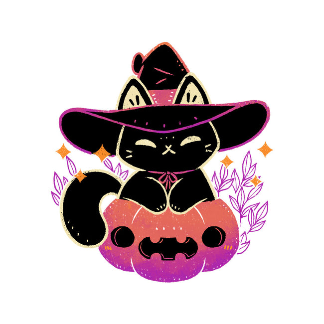 Cute Halloween Cat On Pumpkin-Mens-Basic-Tee-xMorfina