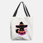 Cute Halloween Cat On Pumpkin-None-Basic Tote-Bag-xMorfina