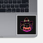 Cute Halloween Cat On Pumpkin-None-Glossy-Sticker-xMorfina