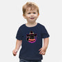 Cute Halloween Cat On Pumpkin-Baby-Basic-Tee-xMorfina