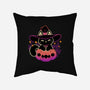 Cute Halloween Cat On Pumpkin-None-Removable Cover w Insert-Throw Pillow-xMorfina