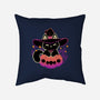 Cute Halloween Cat On Pumpkin-None-Removable Cover w Insert-Throw Pillow-xMorfina