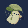 Cute Ghost With Leaf Umbrella-Mens-Premium-Tee-xMorfina