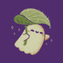 Cute Ghost With Leaf Umbrella-Mens-Premium-Tee-xMorfina