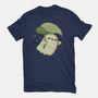 Cute Ghost With Leaf Umbrella-Mens-Premium-Tee-xMorfina