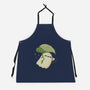 Cute Ghost With Leaf Umbrella-Unisex-Kitchen-Apron-xMorfina