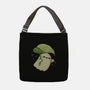 Cute Ghost With Leaf Umbrella-None-Adjustable Tote-Bag-xMorfina