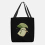Cute Ghost With Leaf Umbrella-None-Basic Tote-Bag-xMorfina