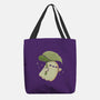 Cute Ghost With Leaf Umbrella-None-Basic Tote-Bag-xMorfina