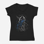 Deep Abyss-Womens-V-Neck-Tee-nickzzarto