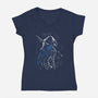 Deep Abyss-Womens-V-Neck-Tee-nickzzarto