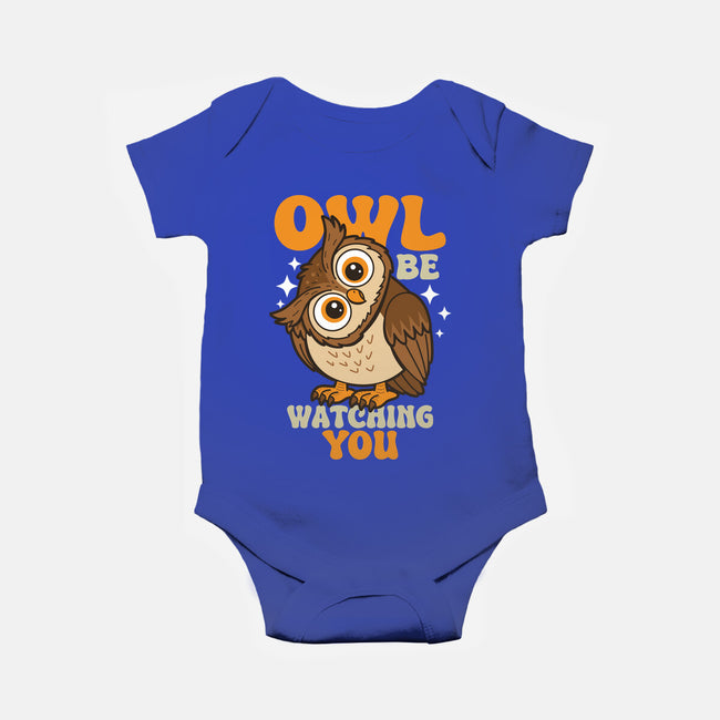 Owl Be Watching You-Baby-Basic-Onesie-Boggs Nicolas