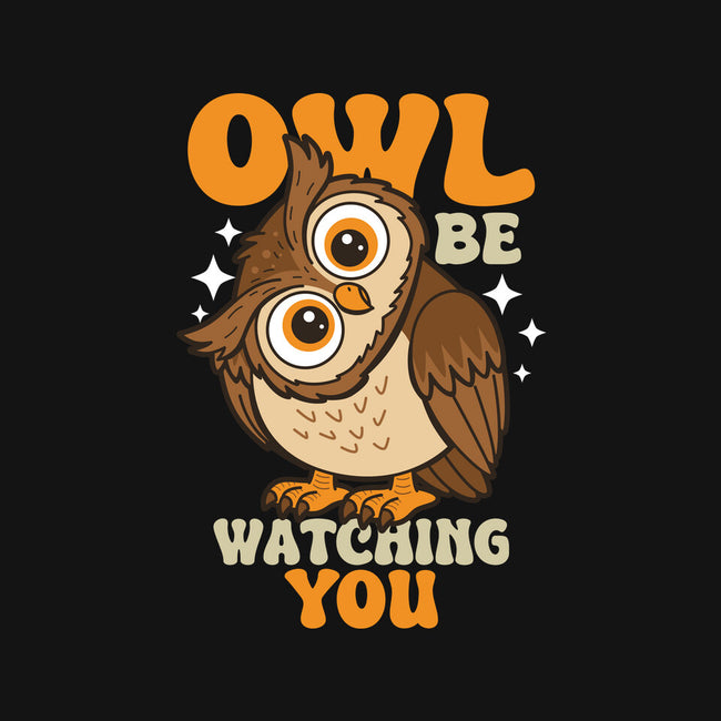 Owl Be Watching You-Womens-Fitted-Tee-Boggs Nicolas