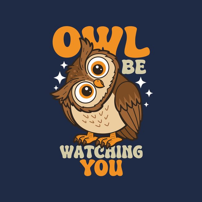 Owl Be Watching You-Womens-Fitted-Tee-Boggs Nicolas