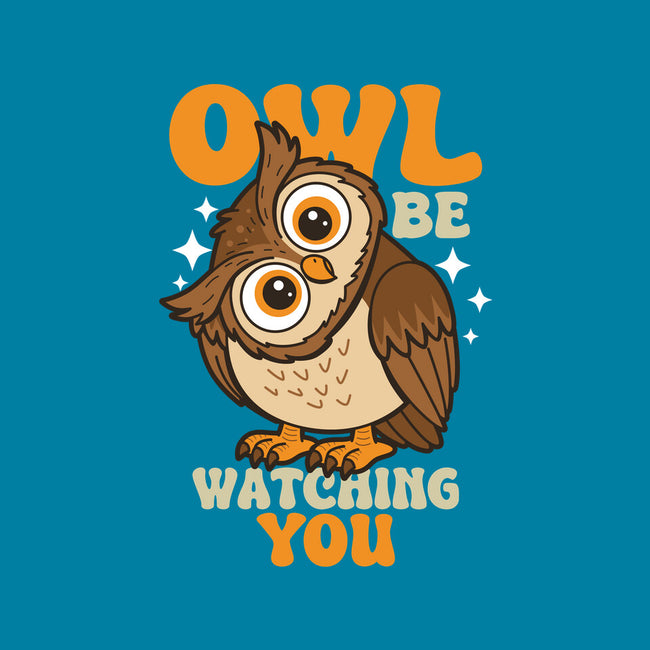 Owl Be Watching You-Womens-Fitted-Tee-Boggs Nicolas