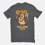 Owl Be Watching You-Womens-Fitted-Tee-Boggs Nicolas