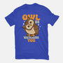 Owl Be Watching You-Womens-Fitted-Tee-Boggs Nicolas