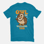 Owl Be Watching You-Womens-Fitted-Tee-Boggs Nicolas