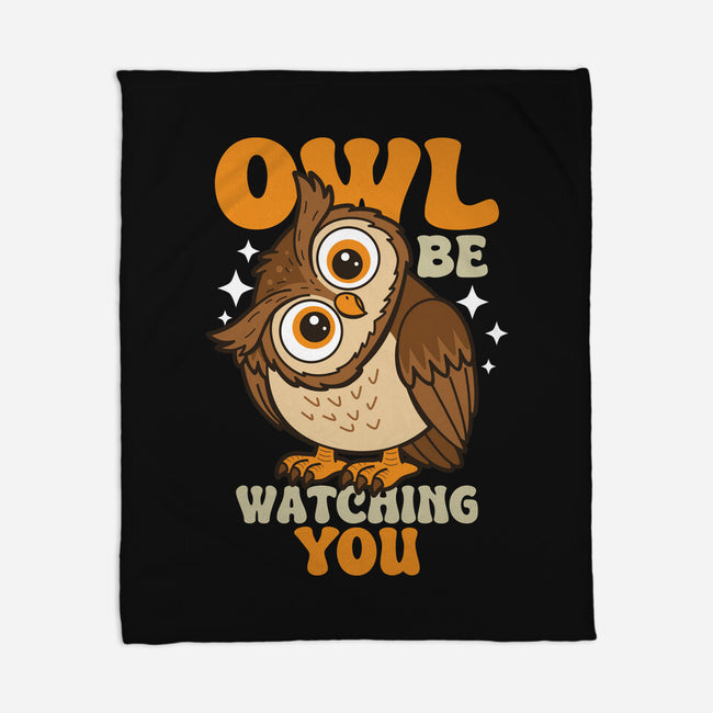 Owl Be Watching You-None-Fleece-Blanket-Boggs Nicolas
