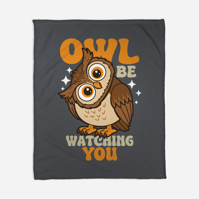 Owl Be Watching You-None-Fleece-Blanket-Boggs Nicolas