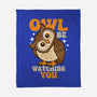 Owl Be Watching You-None-Fleece-Blanket-Boggs Nicolas