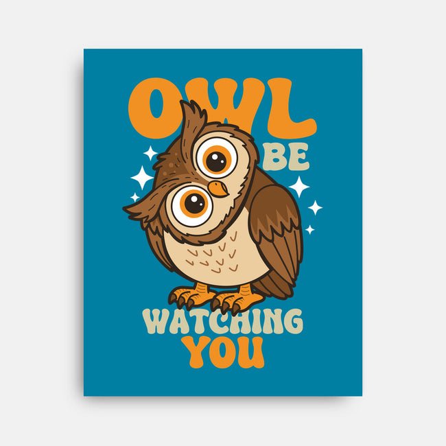 Owl Be Watching You-None-Stretched-Canvas-Boggs Nicolas