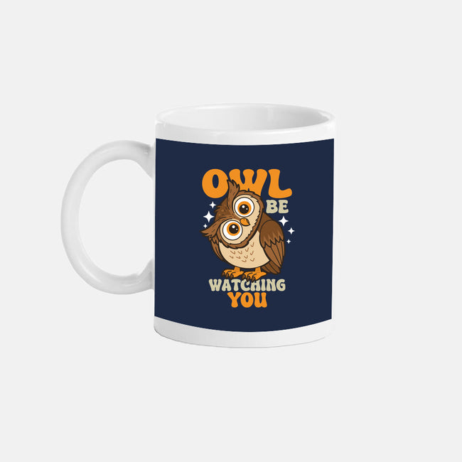 Owl Be Watching You-None-Mug-Drinkware-Boggs Nicolas