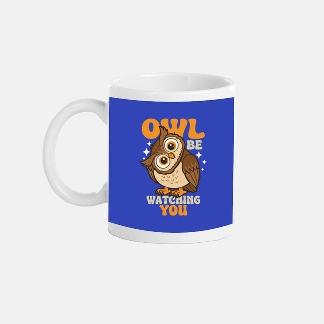 Owl Be Watching You-None-Mug-Drinkware-Boggs Nicolas